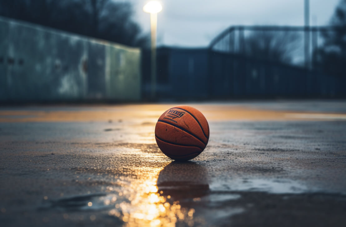 Solitude-at-Dawn-on-the-Rain-Kissed-Court